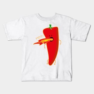 Funny hot chilli Kids T-Shirt